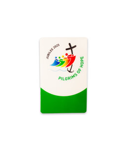 Carte plastifiée avec prière Jubilee year of hope (anglais)