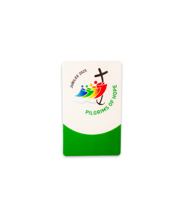 Carte plastifiée avec prière Jubilee year of hope (anglais)