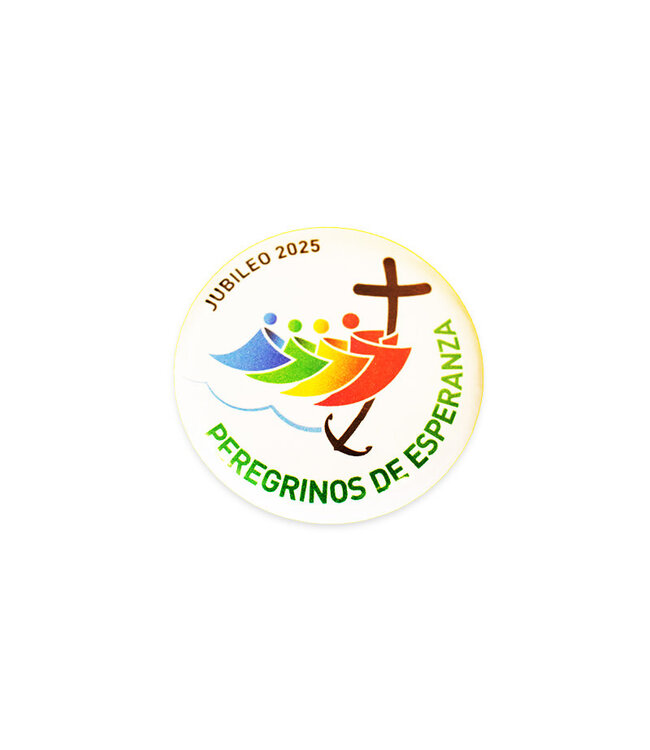 Badge of Jubileo 2025 Peregrinos de esperanza (Spanish)