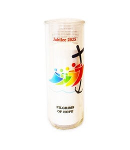Chandelles Tradition / Tradition Candles Verre à lampion Jubilee 2025 - Pilgrims of hope (anglais)