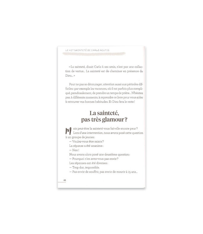Le Kit sainteté de Carlo Acutis (French)