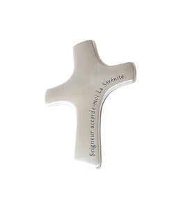 Croix du Soutien Sérénité en étain