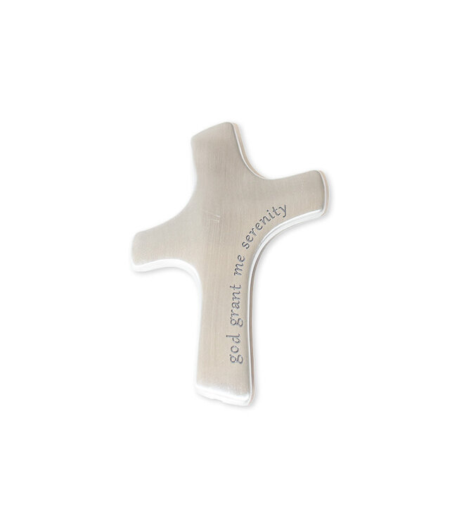 Croix du Soutien Serenity en étain (anglais)