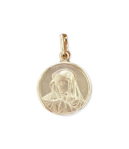 Italgem Médaille La Madone en or 10k