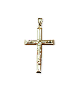 Italgem Cross with corpus in 10k gold (45mm)