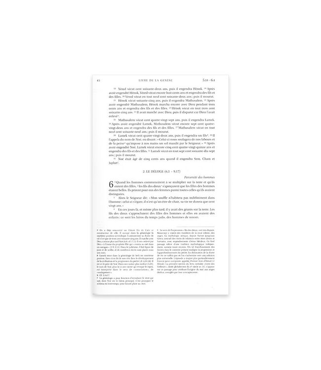 La Bible traduction liturgique avec notes explicatives (French)