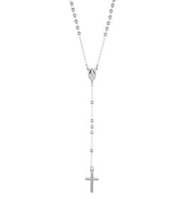 Italgem Chapelet collier en argent sterling ajustable
