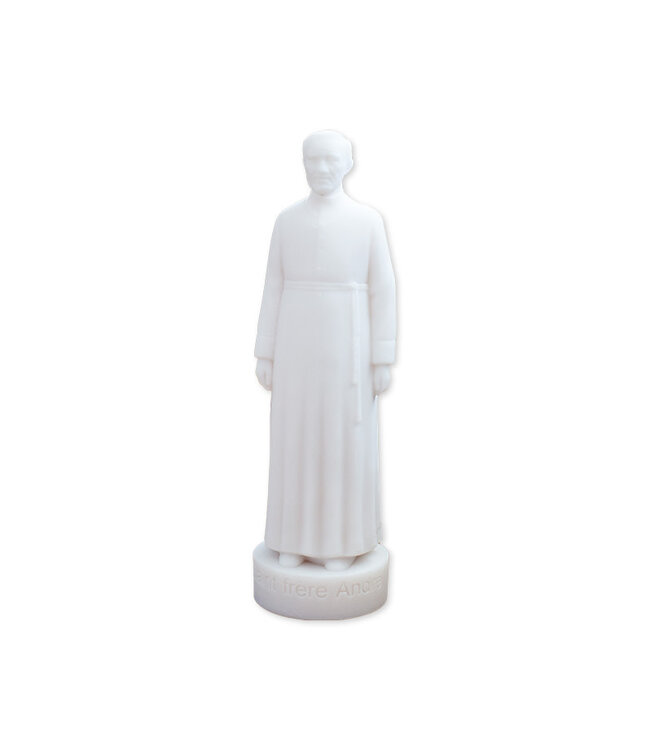 Statue saint frère André en albâtre (17cm)