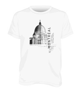 T-shirt blanc collection Dôme