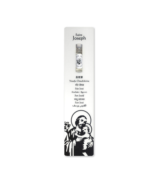 Signet prière avec huile de saint Joseph (anglais)