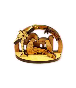 Nativity Scene in olive wood - Bethlehem