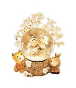 Mini Nativity Scene in a Water Globe