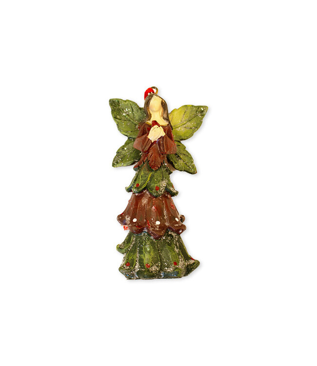 Red/Green Angel Ornament