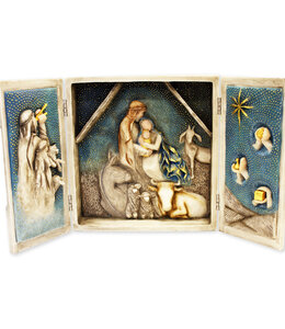 Créche Boîtier-Triptyque mural ou de table