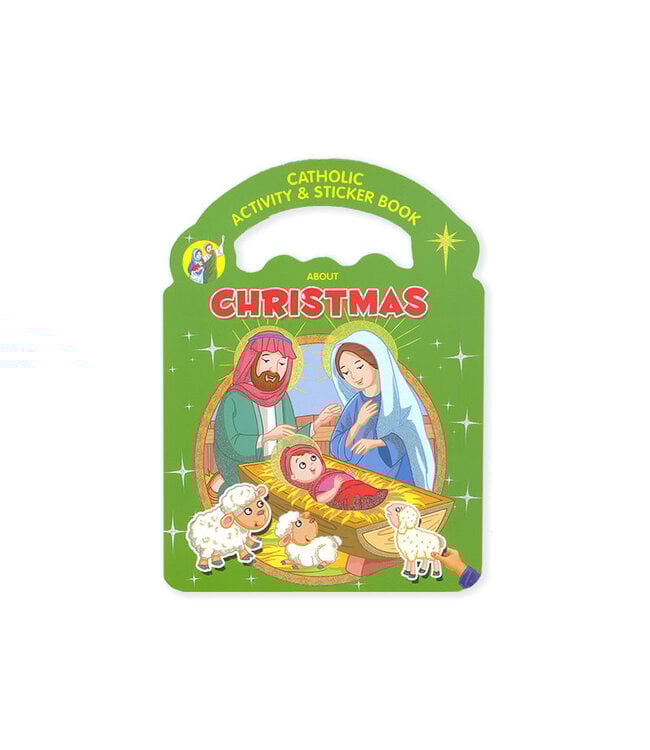 Catholic Activity & Sticker Book About Christmas (anglais)