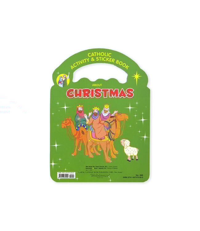 Catholic Activity & Sticker Book About Christmas (anglais)