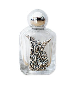 Glass bottle for holy water - Saint Michael