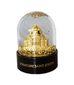 Small snow globe with golden Oratory