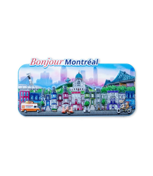 Aimant céramique Bonjour Montréal