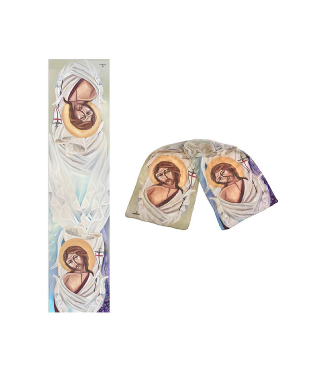 Foulard avec Jésus ressucité (design 4)