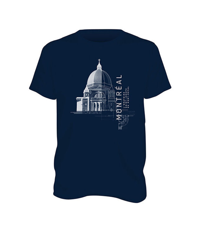 T-shirt bleu collection Dôme