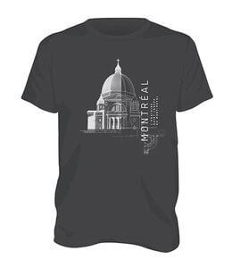 T-shirt gris collection Dôme