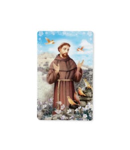 Saint Francis of Assisi Prayer Card