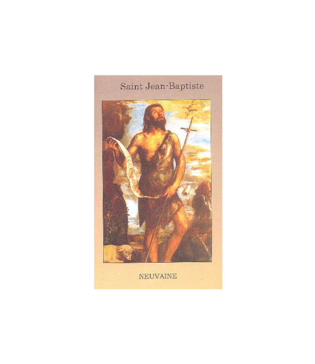 Novena to Saint John the Baptist (French)