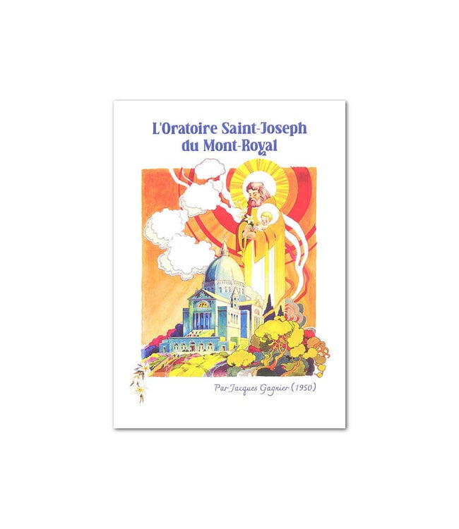 Autocollant saint-Joseph et l'Oratoire collection vintage