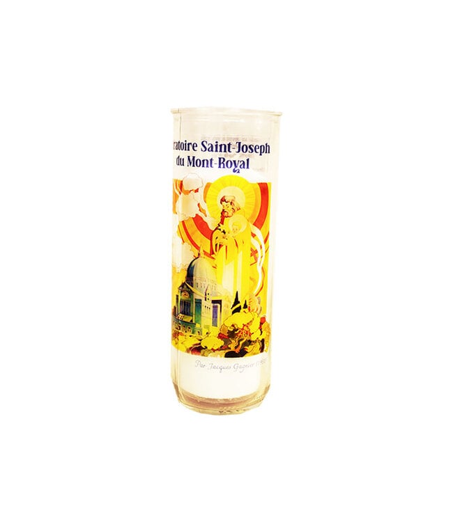 Chandelles Tradition / Tradition Candles Verre à lampion image Oratoire vintage