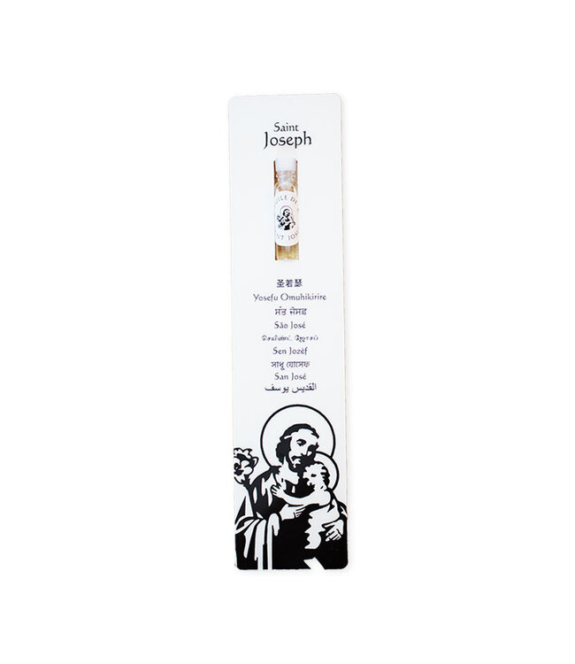 Signet prière avec huile de saint Joseph