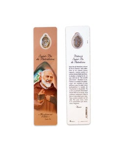 Signet avec médaille saint-Pio de Pietrelcina
