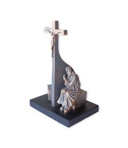 Timothy P. Schmalz Crucifix Padre Pio en confession