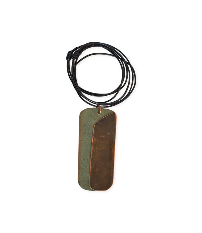 Collier en cuivre du dôme de l'Oratoire Saint-Joseph avec corde en cuir