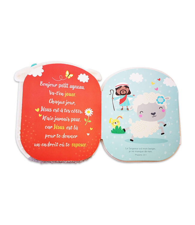 Société Biblique / Bible Society Mon doux agneau - livre peluche