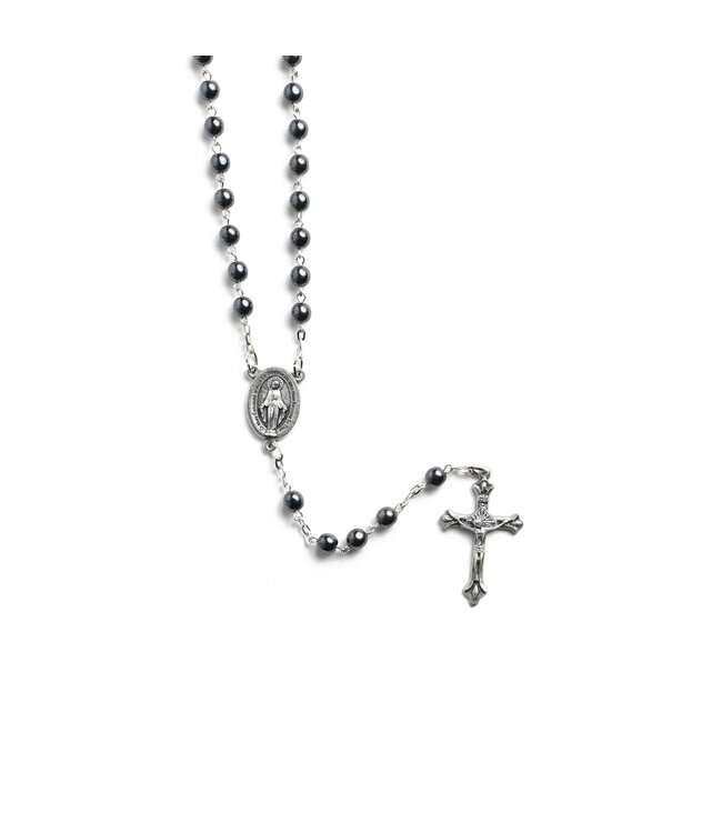 Miraculous Hematite Rosary