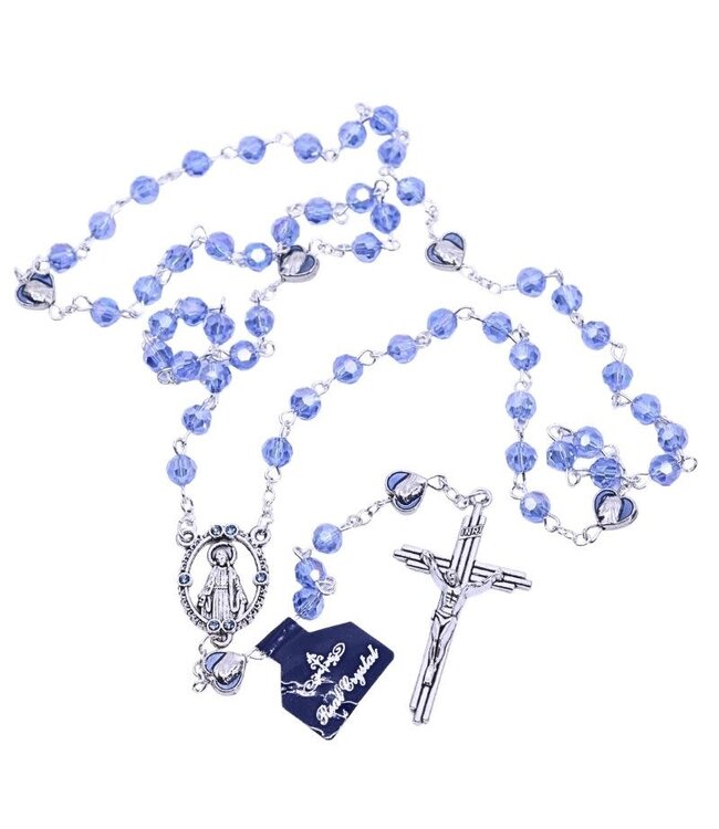 Miraculous Blue Rosary