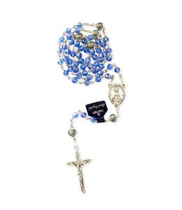 Miraculous Blue Rosary