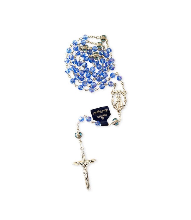 Miraculous Blue Rosary
