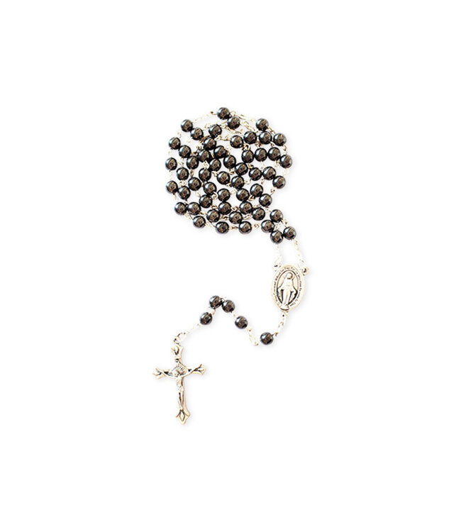 Miraculous Hematite Rosary