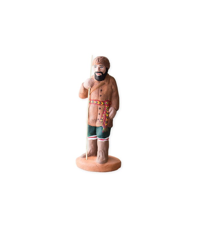Les Santons de Charlevoix Santon Joseph en terre cuite - Figurine de la crèche québécoise