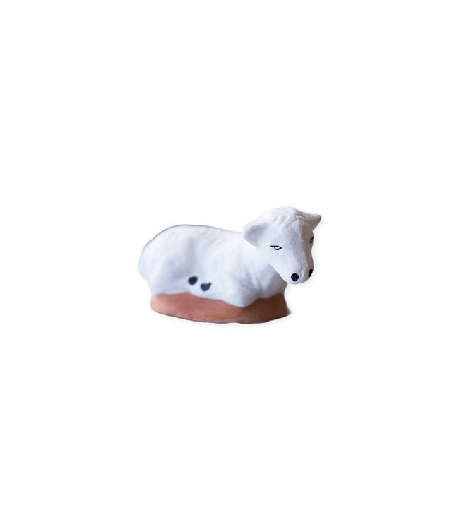 Les Santons de Charlevoix Santon mouton en terre cuite