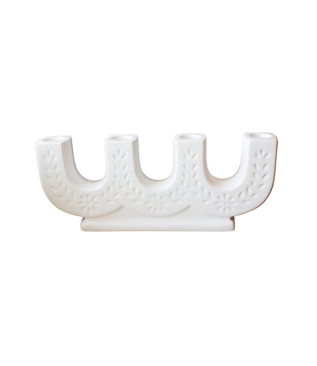 Ceramic Advent candle holder