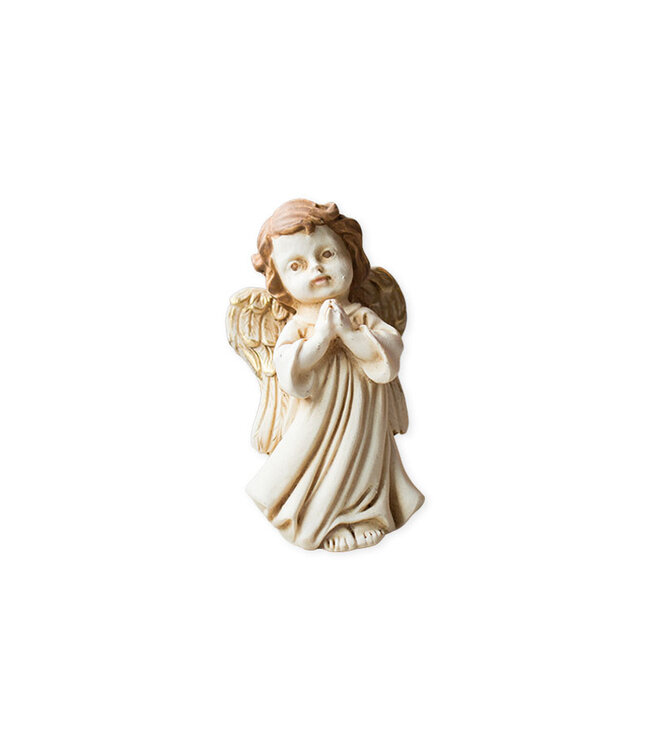 Ange en prière, nuances de beige