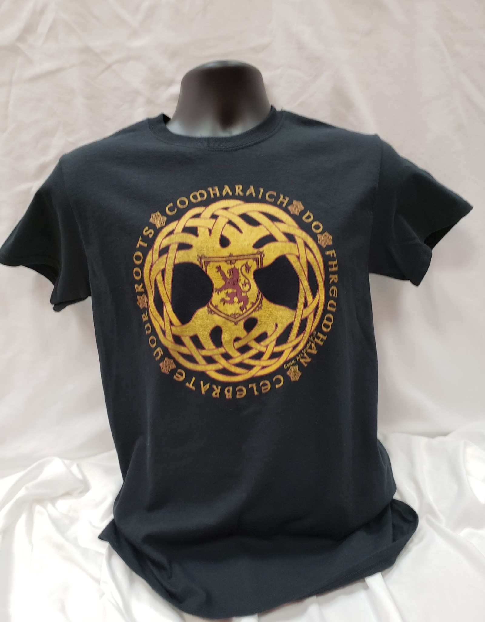 Gaelic Roots T Shirt Black