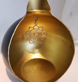 Brass Tea Candle Holder- Solar Plexus