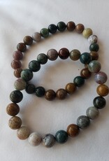 Ocean Jasper 8mm Round Bead Bracelet