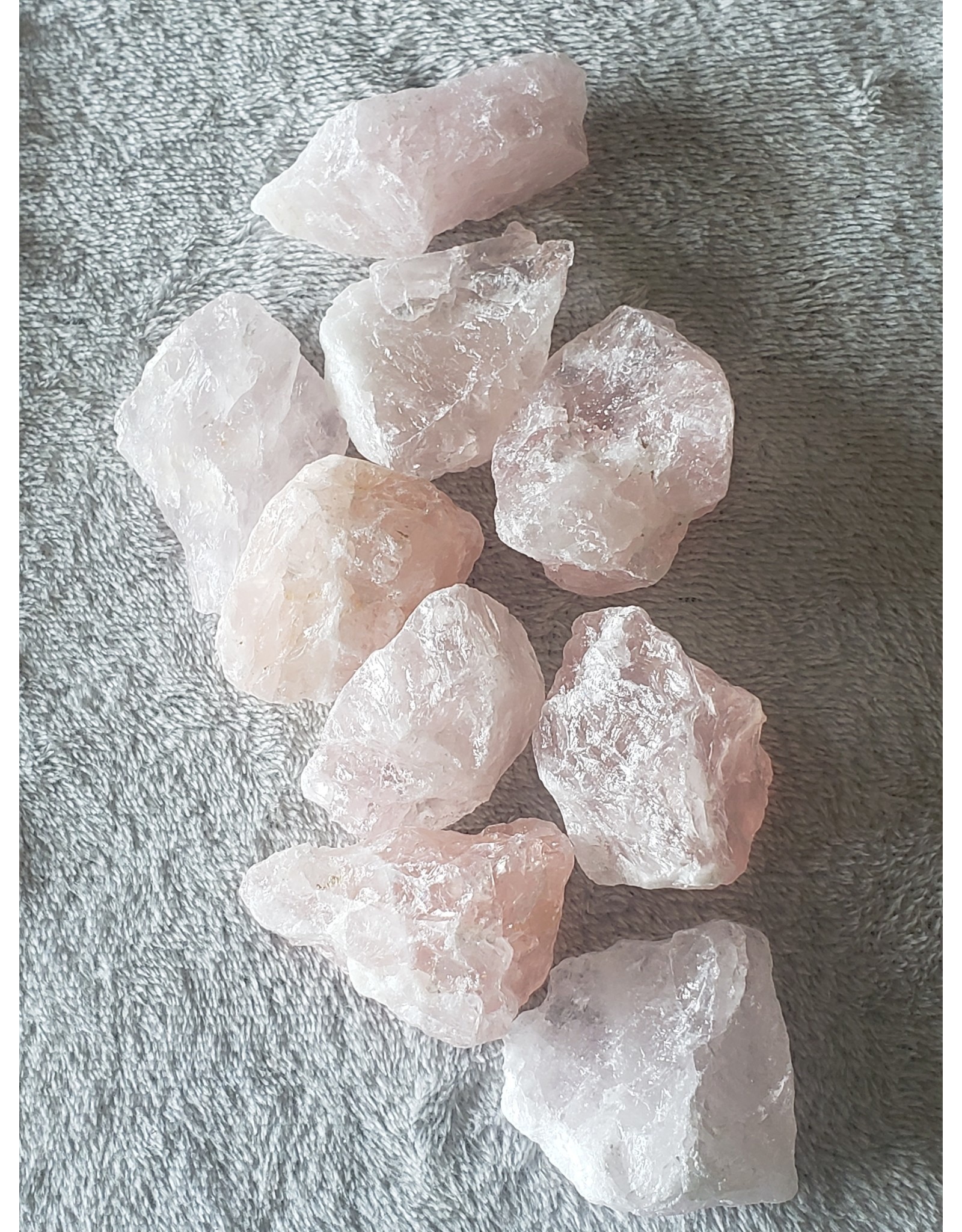 natural rose quartz