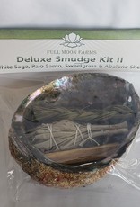 Full Moons Farms Deluxe Smudge Kit 2 | White Sage, Palo Santo & Sweetgrass