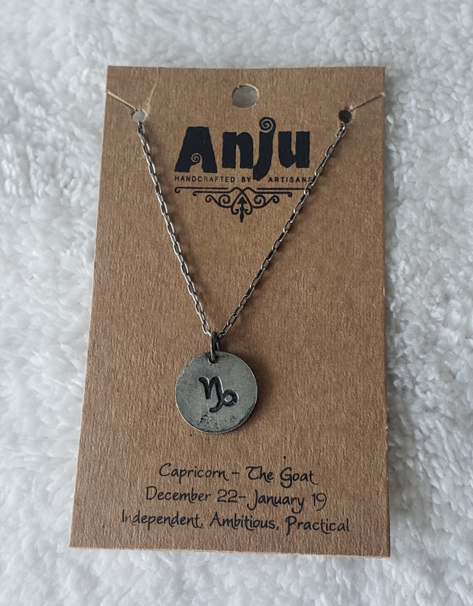 Zodiac Pewter Necklace